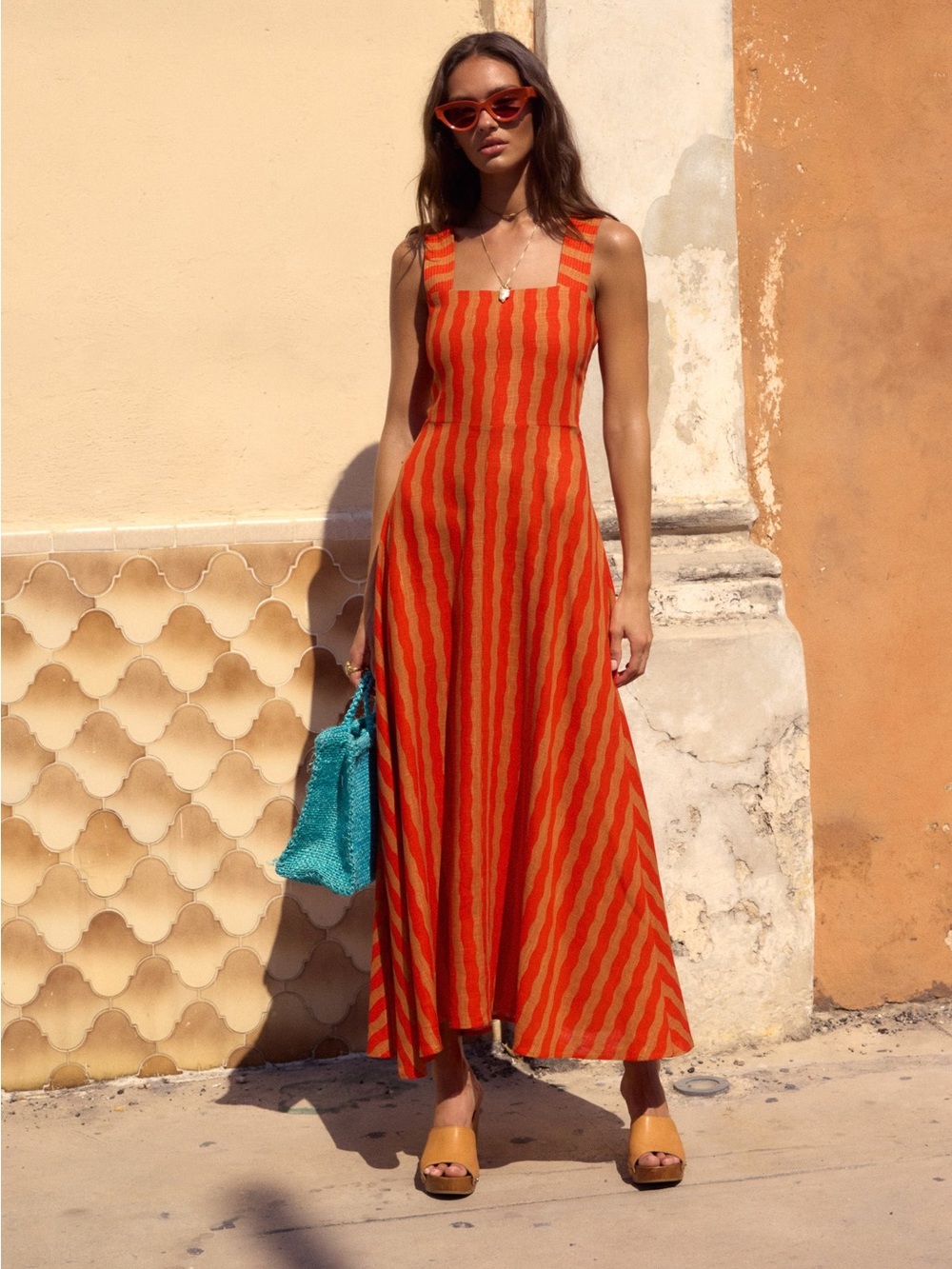 Mister Zimi Scarlett Dress In Papaya